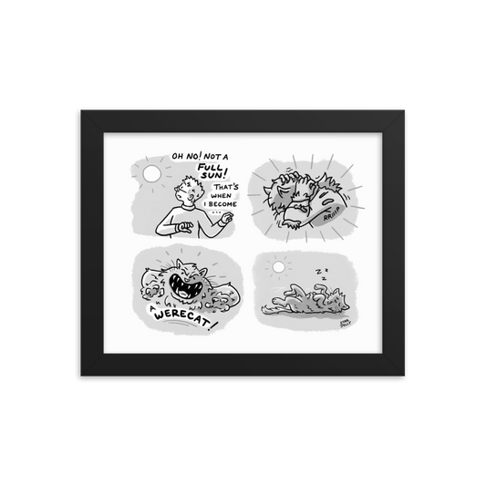 Werecat | Framed Print